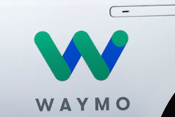 This March 27, 2018, file photo shows the Waymo logo on the of a Jaguar I-Pace vehicle, in New York.
