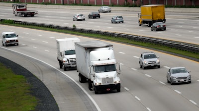 In this June 19, 2015, file photo, traffic heads eastbound on Rt 50 in Bowie, Md.