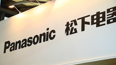Panasonic booth at the Appliance & Electronics World Expo in Shanghai, March 2018.