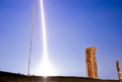 Launch of a Millennium Space Systems AQUILA satellite.