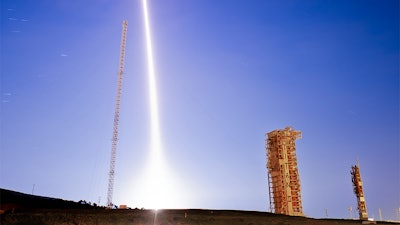 Launch of a Millennium Space Systems AQUILA satellite.