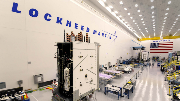 Lockheed Martin technicians successfully integrated the U.S. Air Force’s third GPS III space vehicle (GPS III SV03) on August 14, 2017.