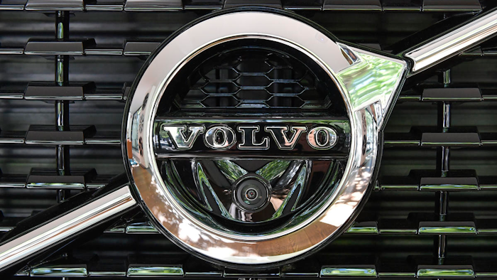 A Volvo XC 90 during an interview with Volvo Cars CEO Hakan Samuelsson at Volvo Cars Showroom in Stockholm, Sweden, Wednesday, July 5, 2017.