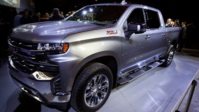 In this Jan. 13, 2018, file photo, the 2019 Chevrolet Silverado High Country pickup is unveiled in Detroit.