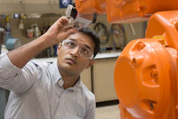 Rakshith Badarinath works in the Factory for Advanced Manufacturing Education (FAME) Lab at Penn State.