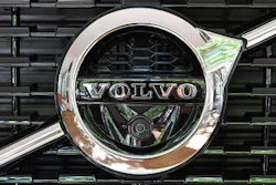 A Volvo XC 90 during an interview with Volvo Cars CEO Hakan Samuelsson at Volvo Cars Showroom in Stockholm, Sweden, Wednesday, July 5, 2017.