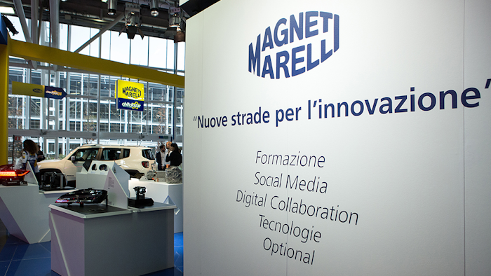 Magneti Marelli at the 2014 Bologna Motor Show.