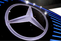 In this Feb. 2, 2017 file photo the logo of Mercedes is photographed in Stuttgart, Germany.