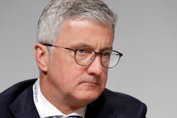 In this Thursday, May 3, 2018 file photo, Rupert Stadler, CEO of Audi AG, attends the shareholders' meeting of the Volkswagen stock company in Berlin, Germany.