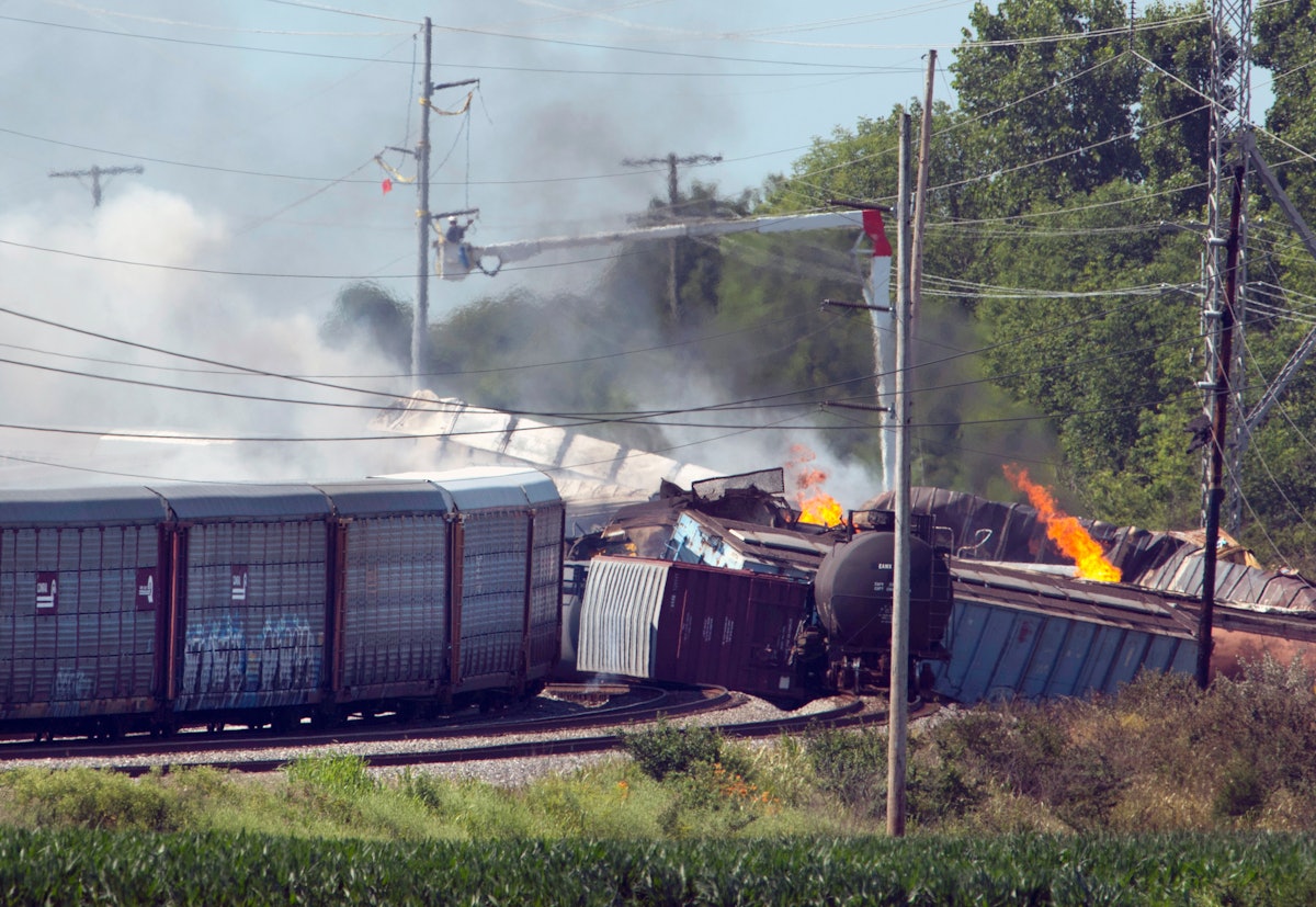 Fiery Train Derailment Blamed on Buckled Track Design and Development