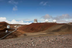 This Aug. 31, 2015, file photo shows telescopes on the summit of Mauna Kea on Hawaii's Big Island.