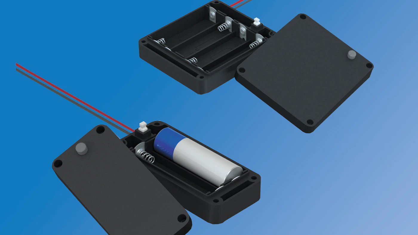 AA Covered Battery Holders From: Keystone Electronics Corp. | Design ...