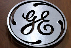 General Electric logo at a store in Cranberry Township, Pa.