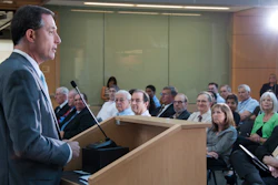 In this June 22, 2016 photo, Dr. Jeffrey Shuren speaks at FDA's Celebration of the 40th Anniversary of the Medical Device Amendments.