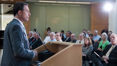 In this June 22, 2016 photo, Dr. Jeffrey Shuren speaks at FDA's Celebration of the 40th Anniversary of the Medical Device Amendments.