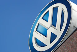 In this Wednesday, Aug. 1, 2018 file photo, the logo of Volkswagen is seen on top of a company building in Wolfsburg, Germany.