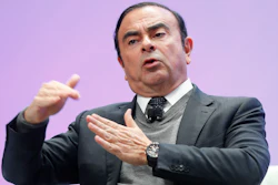 In this Jan. 9, 2017, file photo, Carlos Ghosn, Chairman of the Board and Chief Executive Officer of Nissan Motor Co., Ltd., speaks at the North American International Auto Show in Detroit.