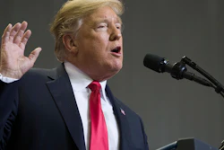 In this Nov. 26, 2018, photo, President Donald Trump speaks at a rally in Biloxi, Miss.