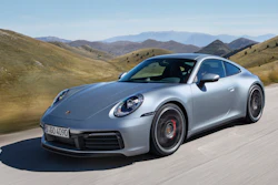 The undated photo provided by Porsche on Nov. 28, 2018 shows the new Porsche 911 Carrera 4S.