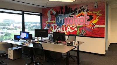 OnRobot office wall, Irving, Texas.