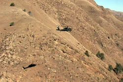 A Black Hawk helicopter shown during a two-hour test flight in California, Nov. 5, 2012.