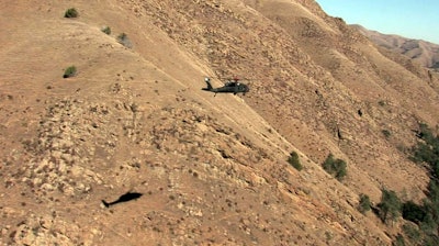A Black Hawk helicopter shown during a two-hour test flight in California, Nov. 5, 2012.