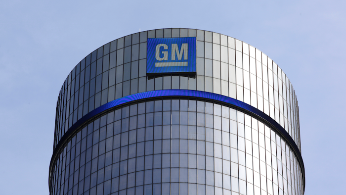This May 5, 2011, file photo shows General Motors headquarters in Detroit.