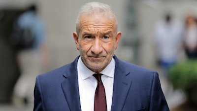 In this Thursday, July 12, 2018, file photo, Alain Kaloyeros, a former president of the State University of New York's Polytechnic Institute, arrives to federal court in New York.