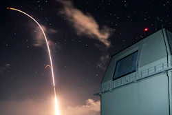 This Monday, Dec. 10, 2018 photo shows the launch of the land-based Aegis missile defense testing system in Hawaii.