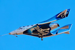 Virgin Galactic reaches space for the first time during its 4th powered flight from Mojave, Calif.