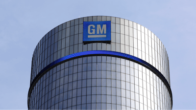 This May 5, 2011, file photo shows General Motors headquarters in Detroit.