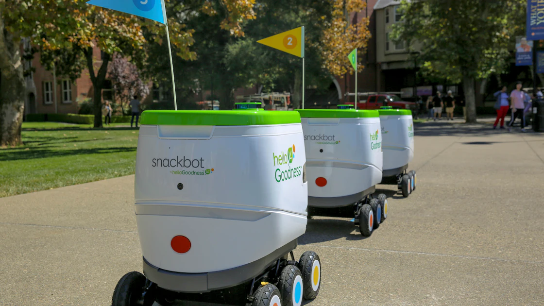 Snackbot PepsiCo Introduces Autonomous Snack Delivery Robots | Design and ...