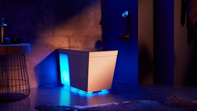 This undated product image shows Kohler's smart toilet Numi.