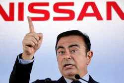 In this May 11, 2012, file photo, then Nissan Motor Co. President and CEO Carlos Ghosn speaks during a press conference in Yokohama.