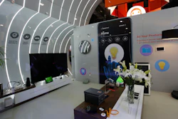 A smart home mockup is on display at the Tuya booth at CES International, Wednesday, Jan. 9, 2019, in Las Vegas.