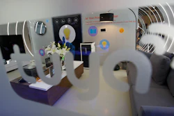 A smart home mockup is on display at the Tuya booth at CES International, Wednesday, Jan. 9, 2019, in Las Vegas.
