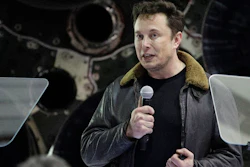 In this Sept. 17, 2018 file photo, SpaceX founder and chief executive Elon Musk speaks at an event in Hawthorne, Calif.