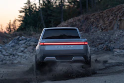 The Rivian R1T.