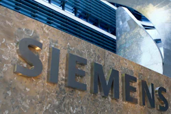 This June 24, 2016, file photo shows the Siemens logo at its headquarters in Munich.