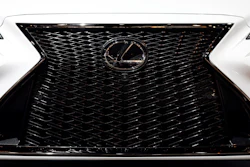 In this Feb. 7, 2019, file photo, the Lexus LS500 is displayed during the media preview of the Chicago Auto Show.