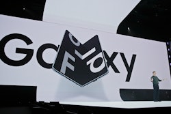 Justin Denison, SVP of Mobile Product Development, talks about the new Samsung Galaxy Fold smartphone during an event Wednesday, Feb. 20, 2019, in San Francisco.