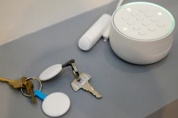In this Sept. 20, 2017, file photo, the Nest Secure alarm system is seen on display during an event in San Francisco.