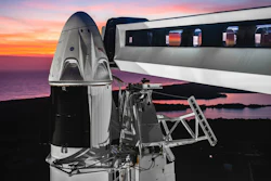 This photo, made available by SpaceX on Feb 6, 2019, shows the Dragon crew capsule atop a Falcon 9 rocket at the launch pad at Kennedy Space Center in Florida.
