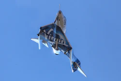 Virgin Galactic's VSS Unity returns to Mojave Air and Space Port after reaching space Friday, Feb. 22, 2019.