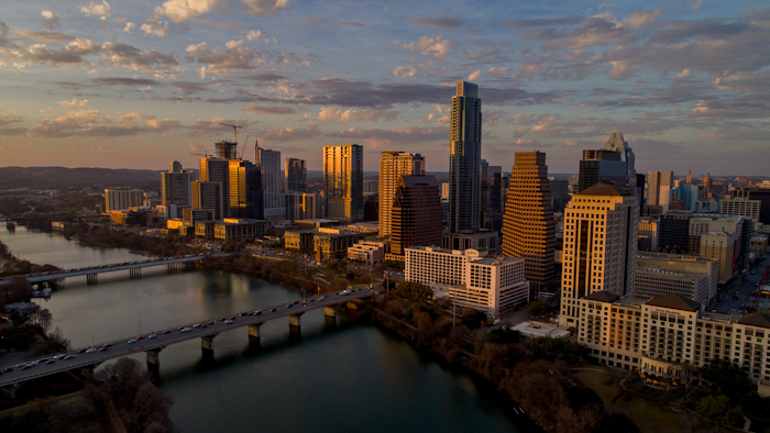 This Feb. 7, 2018, file photo shows the skyline in Austin, Texas.