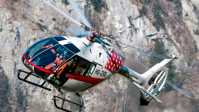The SH09 helicopter.