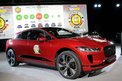 The Jaguar I-Pace model was elected 'Car of the Year 2019' ahead of the 89th Geneva International Motor Show on Monday, March 4, 2019.
