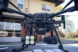 This 2018 photo shows a DJI drone with a thermal-imaging camera designed by FLIR Systems in Menlo Park, Calif.