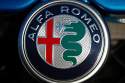 This Sunday, Jan. 7, 2018, file photo shows a 2018 Stelvio at an Alfa Romeo dealership in Highlands Ranch, Colo.