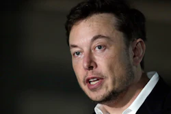In this June 14, 2018, file photo, Tesla CEO Elon Musk speaks at a news conference in Chicago.